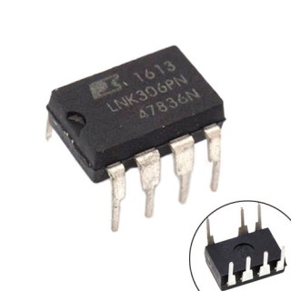 Чип LNK306PN LNK306 DIP7, AC-DC преобразователь LinkSwitch-TN