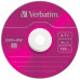 Диск DVD Verbatim 4.7Gb 4x SlimCase 5шт Color (43297)