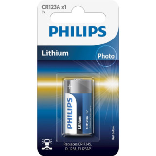 Батарейка Philips CR 123A Lithium 3V *1 (CR123A/01B)