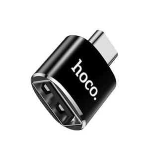 Переходник USB Type-C-USB HOCO UA5, черный