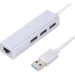 Переходник Maxxter USB to Gigabit Ethernet, 3 Ports USB 3.0 (NEAH-3P-01)