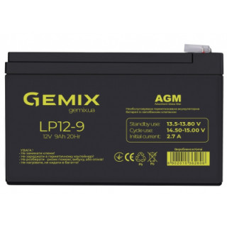 Батарея к ИБП Gemix 12В 9 Ач (LP12-9)