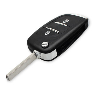 Выкидной ключ, корпус под чип, 3кн, Peugeot, ниша CE0523, VA2, NEW