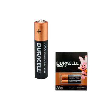 Батарейка AAA LR03 Duracell Simply щелочная 1.5В