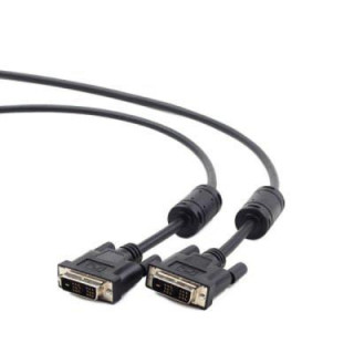 Кабель мультимедийный DVI to DVI 18pin, 1.8m Cablexpert (CC-DVI-BK-6)