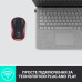 Мышка Logitech M185 red (910-002240)