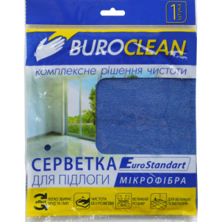 Тряпка для пола Buroclean EuroStandart микрофибра 50х60 см 1 шт. (4823078961037)