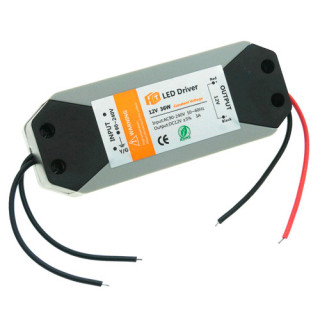 Блок питания LED драйвер трансформатор AC-DC 220-12В 36Вт для LED-лент