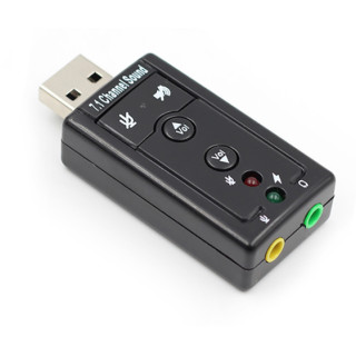USB звуковая карта 3D Sound card 7 в 1 внешняя