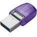 USB флеш накопитель Kingston 128GB DataTraveler microDuo 3C USB 3.2/Type C (DTDUO3CG3/128GB)