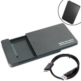 Внешний 2.5 USB 3.0 SATA Карман жесткого диска с выдвижной крышкой