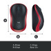 Мышка Logitech M185 red (910-002240)