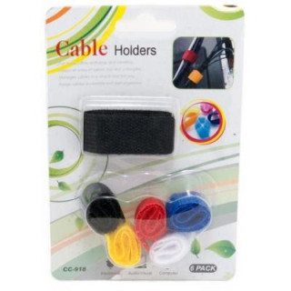 Держатель для кабеля Extradigital Cable Holders CC-918 (Color Set) * 6 (KBC1728)