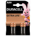 Батарейка Duracell AAA MN2400 LR03 * 4 (5000394052543 / 81545421)