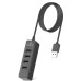 Концентратор REAL-EL HQ-174 USB-A 2.0 1.2m black (EL123110006)