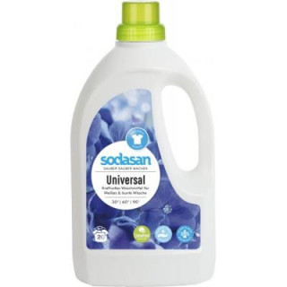 Гель для стирки Sodasan Universal Bright&White 1.5 л (4019886015615)