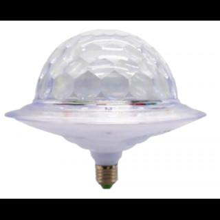 Диско шар в патрон LED UFO Bluetooth Crystal Magic Ball E27 0926