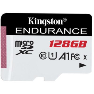 Карта памяти Kingston 128GB microSDXC class 10 UHS-I U1 A1 High Endurance (SDCE/128GB)