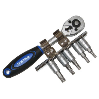 Набор бит 6 пр. TORX с трещеткой 1/4 30612-TB KingROY