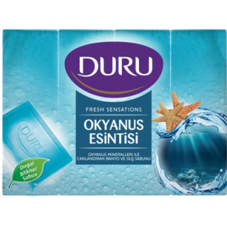 Твердое мыло Duru Fresh Sensations Океанский бриз 4 х 150 г (8690506494605)