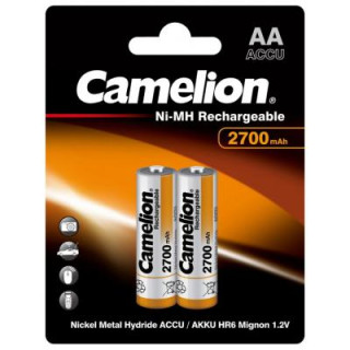Аккумулятор Camelion AA 2700 mAh Ni-MH * 2 R6-2BL (NH-AA2700BC2 / NH-AA2700BP2)