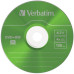 Диск DVD Verbatim 4.7Gb 4x SlimCase 5шт Color (43297)