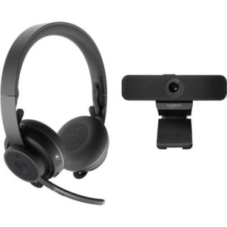 Веб-камера Logitech Personal Video Collaboration Kit (Zone Wireless + C925e) (991-000311)