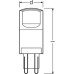 Лампочка Osram LEDPIN40 3,8W/840 230V CL G9 FS1 (4058075432420)