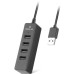 Концентратор REAL-EL HQ-174 USB-A 2.0 1.2m black (EL123110006)