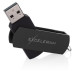 USB флеш накопитель eXceleram 64GB P2 Series Black/Black USB 2.0 (EXP2U2BB64)