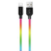 Дата кабель USB 2.0 AM to Lightning 1.0m multicolor ColorWay (CW-CBUL016-MC)