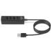 Концентратор REAL-EL HQ-174 USB-A 2.0 1.2m black (EL123110006)