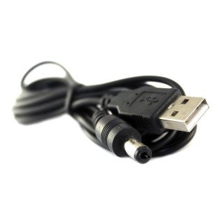 Кабель переходник USB - 5.5x2.1мм 5.5x2.5мм 1.5м для светильника ночника