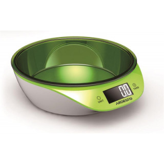 Весы кухонные Ardesto SCK-900BGR макс. вага 5 кг/білий+зелений (SCK-900BGR)