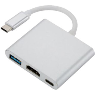 Переходник Dynamode Dynamode USB3.1 Type-C to 1хHDMI, 1хUSB 3.0, 1хUSB Type-C Fe (Multiport USB 3.1 Type-C to HDMI)