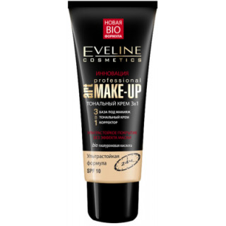 Тональный крем Eveline Cosmetics Art Professional Make-Up 3в1 Натуральный 30 мл (5901761993790)