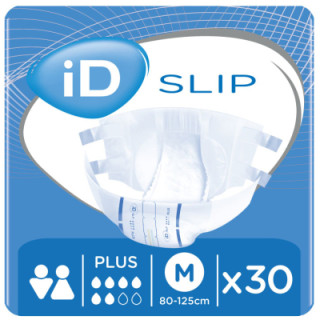 Подгузники для взрослых ID Slip Plus Medium талия 80-125 см. 30 шт. (5411416048176)