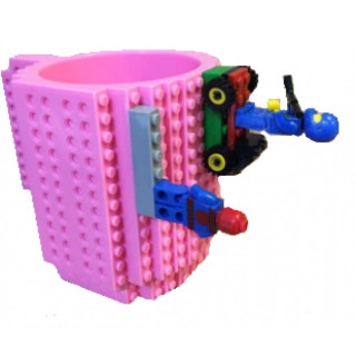 Кружка Lego брендовая 350мл Pink