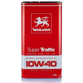 Моторное масло Wolver Super Traffic 10W-40 5л (4260360942501)