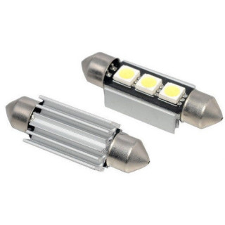 LED C5W C10W CANBUS 39мм лампа с обманкой, 3 SMD