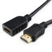 Кабель мультимедийный HDMI M to HDMI F 0.5m Cablexpert (CC-HDMI4X-0.5M)