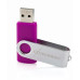 USB флеш накопитель eXceleram 32GB P1 Series Silver/Purple USB 2.0 (EXP1U2SIPU32)