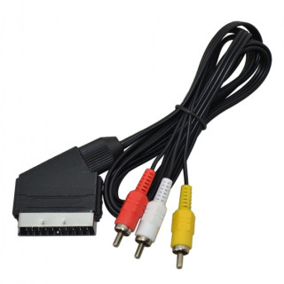 Шнур E-6RCA (SCART-тюльпан) 1.2 м