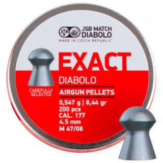 Пульки JSB Diabolo Exact 4,5 мм, 0,547 г, 200шт/уп (546235-200)