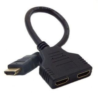 Адаптер разветвитель HDMI на 2 HDMI сплиттер New