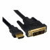 Кабель мультимедийный HDMI to DVI 18+1pin M, 3.0m Cablexpert (CC-HDMI-DVI-10)