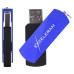 USB флеш накопитель eXceleram 64GB P2 Series Blue/Black USB 2.0 (EXP2U2BLB64)