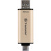 USB флеш накопитель Transcend 256GB JetFlash 930 Gold-Black USB 3.2/Type-C (TS256GJF930C)