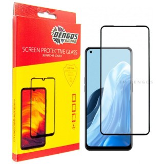 Стекло защитное Dengos Full Glue Oppo Reno 7 (TGFG-225)