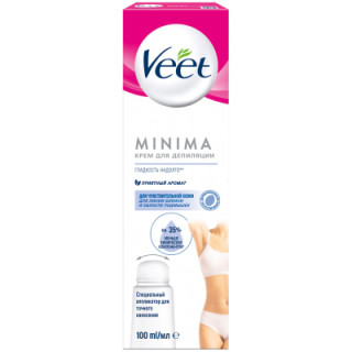 Крем для депиляции Veet Minima для чувствительной кожи с аппликатором 100 мл (4680012390618)